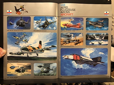 Hobby Catalogs: ESCI Plastic Hobby Kits (Italy), 1985 Hobby Catalog