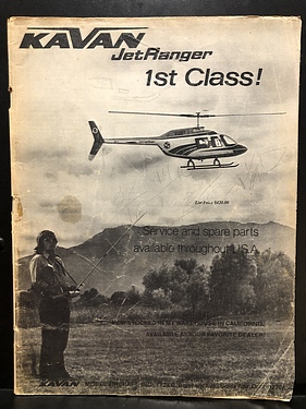 Hobby Catalogs: Kavan Model Aircraft, Inc. - September, 1974