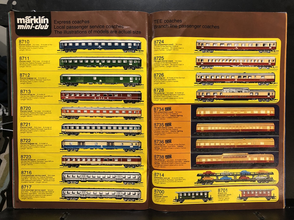 Märklin,1977 E Hobby Catalog Parry Game Preserve