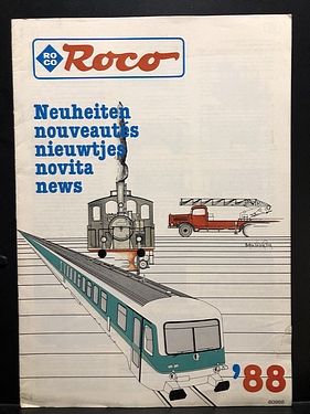 Hobby Catalogs: Roco-Modellspielwaren, 1988 Hobby Catalog