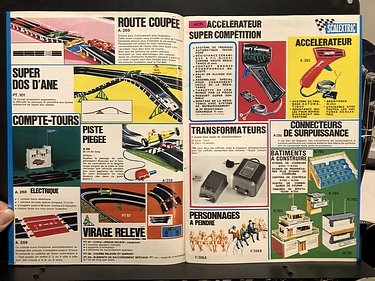 Hobby Catalogs: Scalextric, 1970 Hobby Catalog (in french)