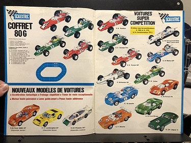 Hobby Catalogs: Scalextric, 1970 Hobby Catalog (in french)