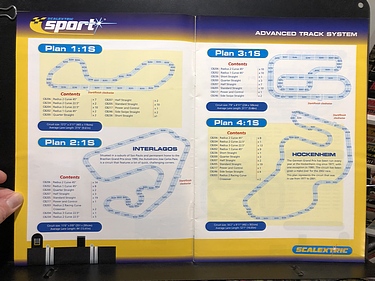 Scalextric Catalog #14, Advanced and Classic Track Systems