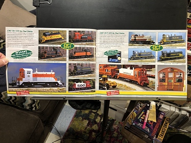 Hobby Catalogs: Showcase, 'S' scale trains, 2003 Catalog