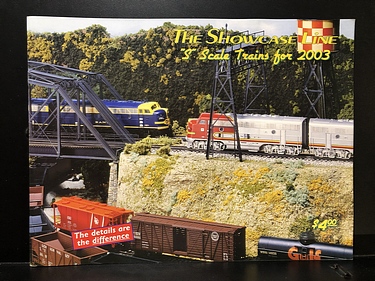 Hobby Catalogs: Showcase, 'S' scale trains, 2003 Catalog