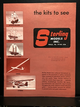 Hobby Catalogs: Sterling Models Inc.,1973 Hobby Catalog