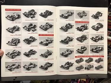 Hobby Catalogs: Tamiya, 1:32 Scale Racing Mini 4WD Series, 1999 Hobby Catalog