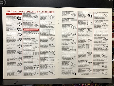 Hobby Catalogs: Tamiya, 1:32 Scale Racing Mini 4WD Series, 1999 Hobby Catalog