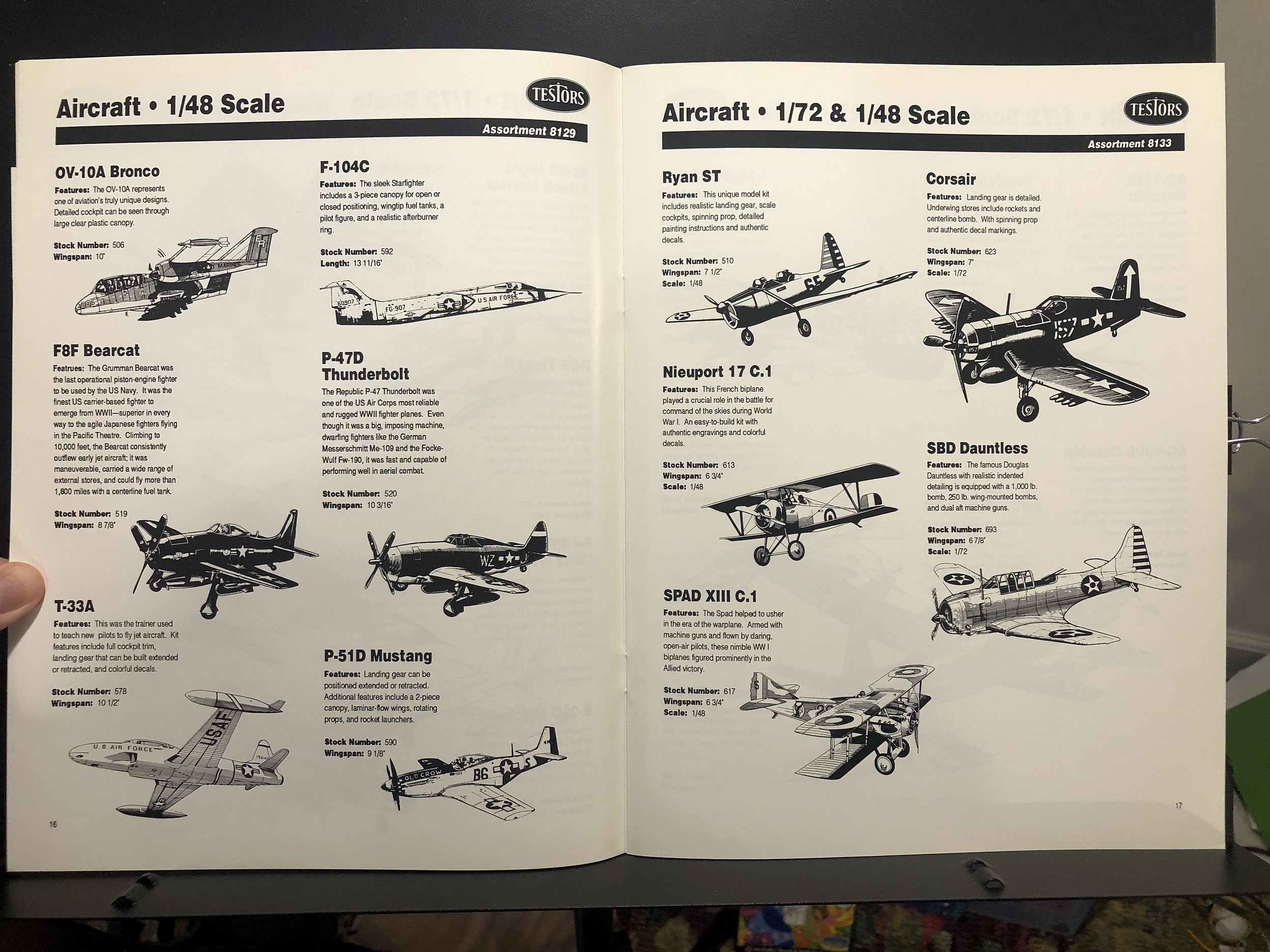 Testors, 1992 1993 Hobby Catalog Parry Game Preserve