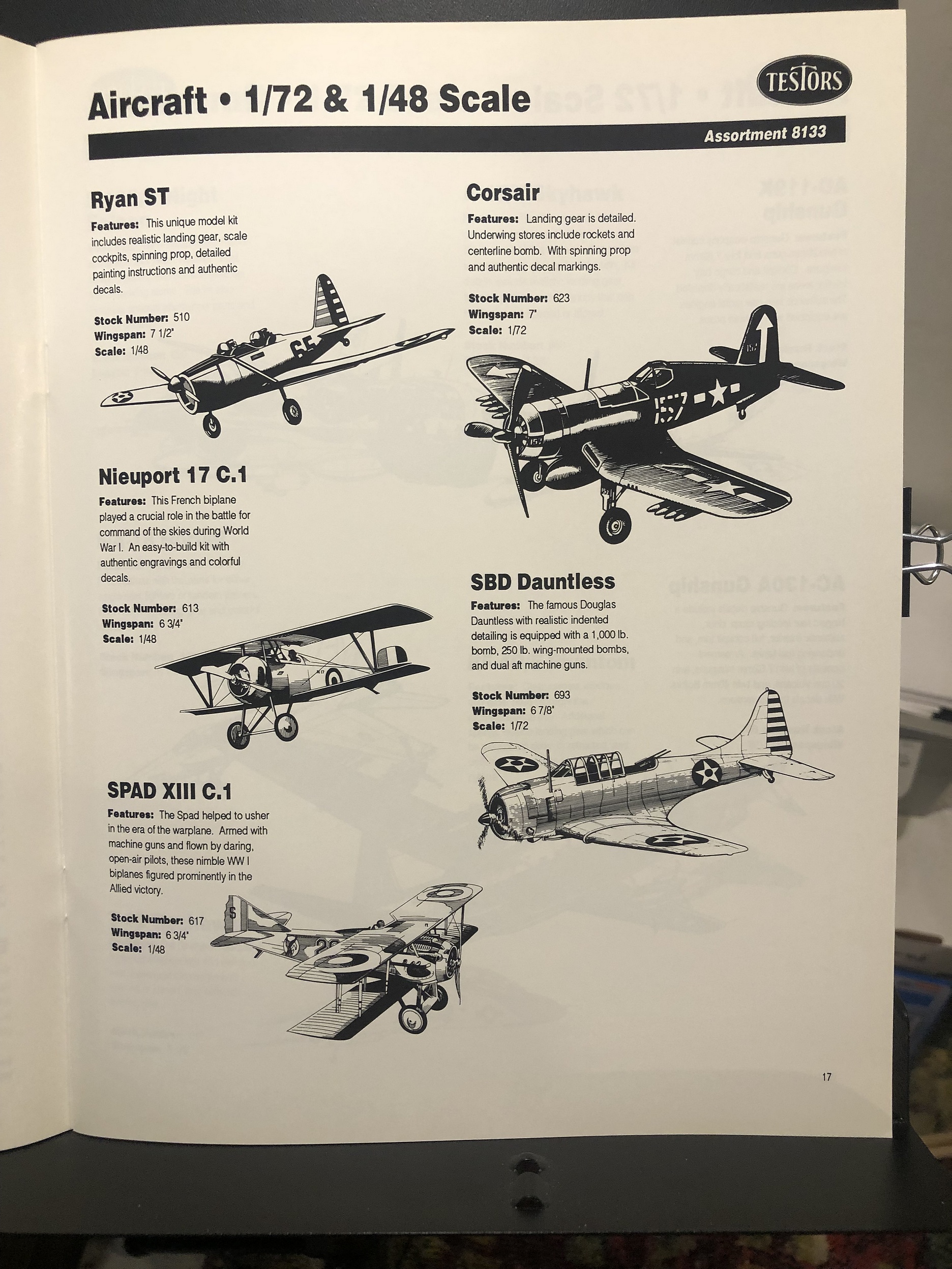 Testors, 1992 1993 Hobby Catalog Parry Game Preserve