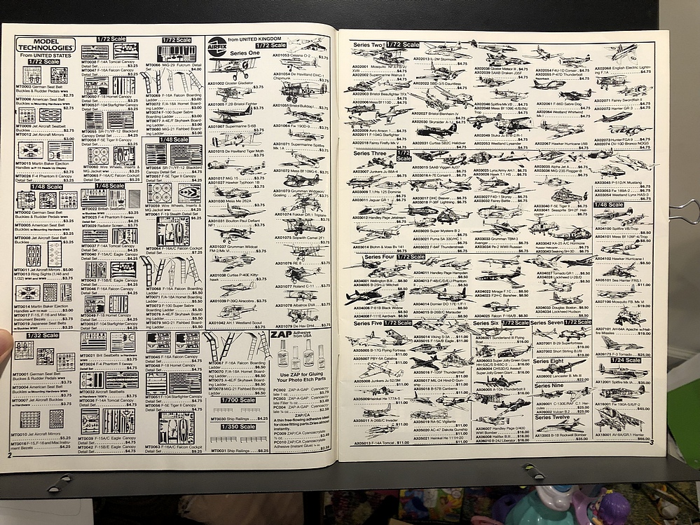 The Squadron, 1989 Hobby Catalog Parry Game Preserve