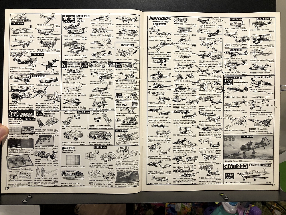 The Squadron, 1989 Hobby Catalog Parry Game Preserve