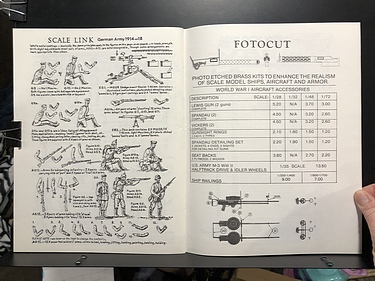 VLS Warwinds, 1986 Hobby Catalog