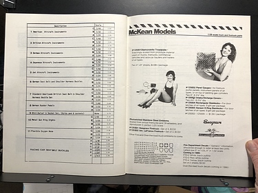 VLS Warwinds, 1986 Hobby Catalog