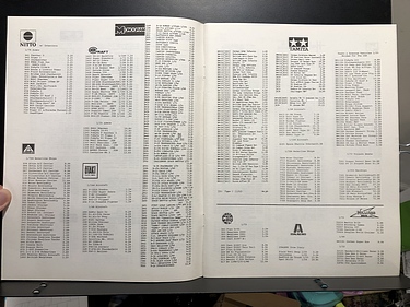 VLS Warwinds, 1986 Hobby Catalog