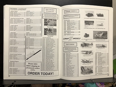 VLS Warwinds / VLS Stingray, 1989 Hobby Catalog