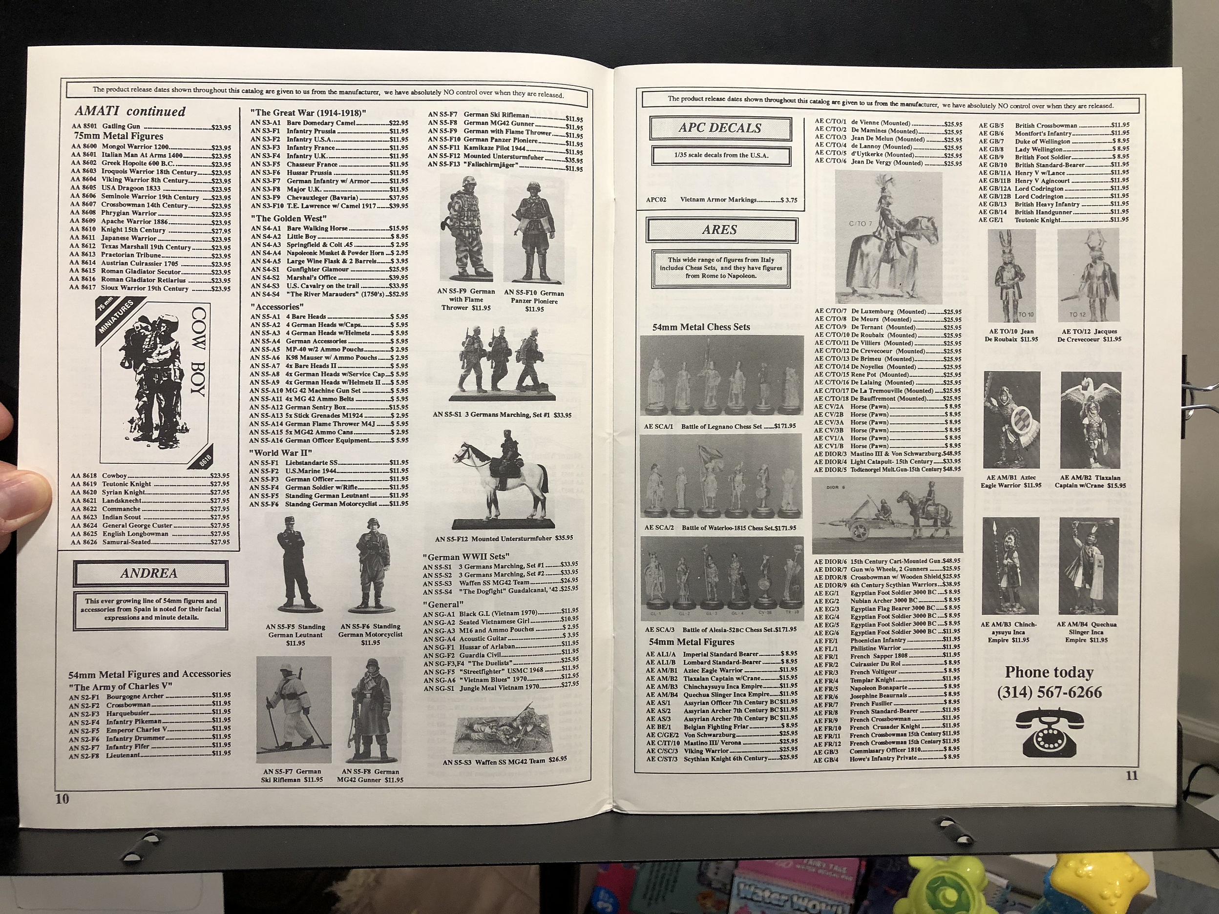 VLS, 1990 Hobby Catalog Parry Game Preserve