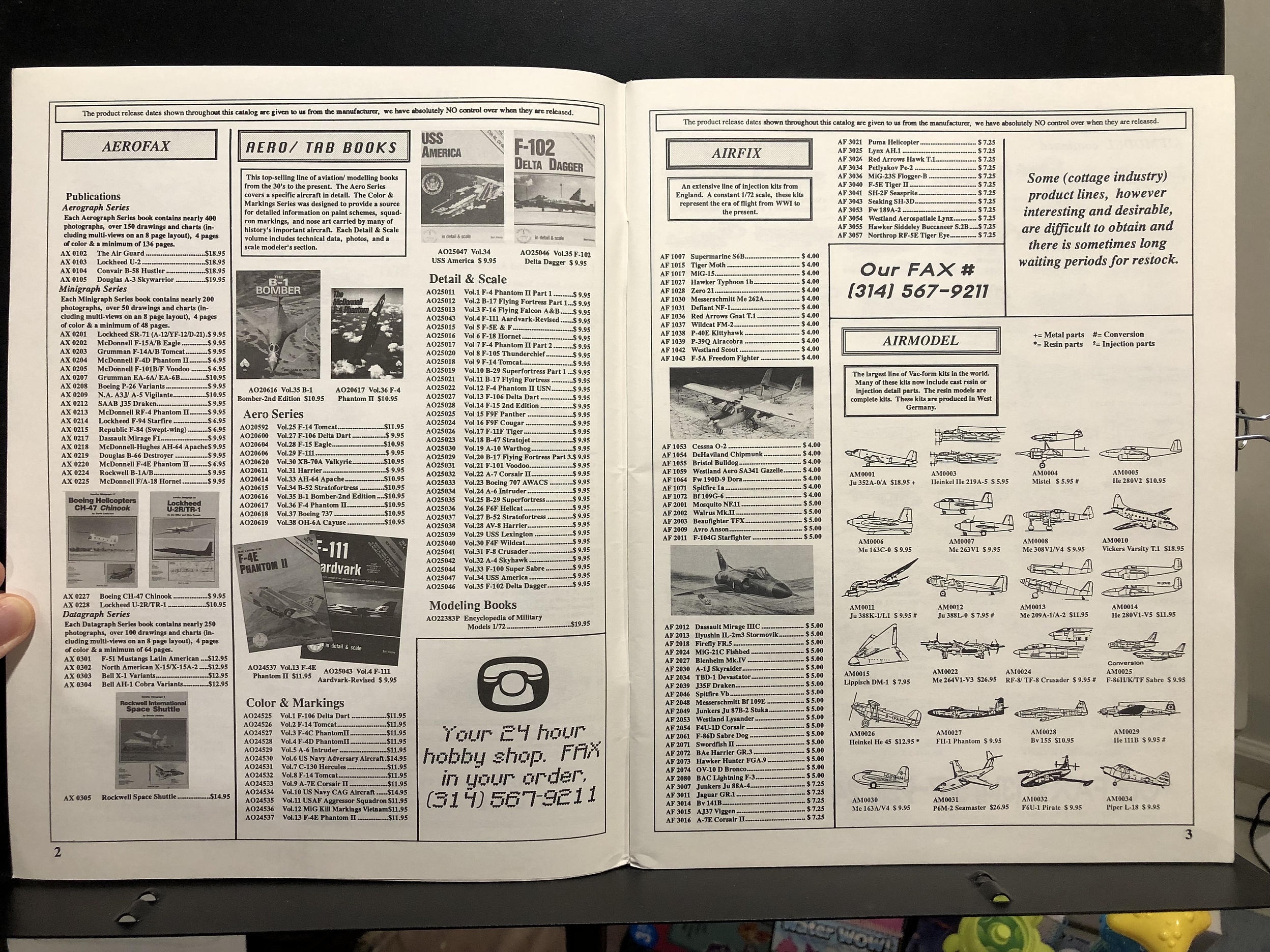 VLS, 1990 Hobby Catalog Parry Game Preserve