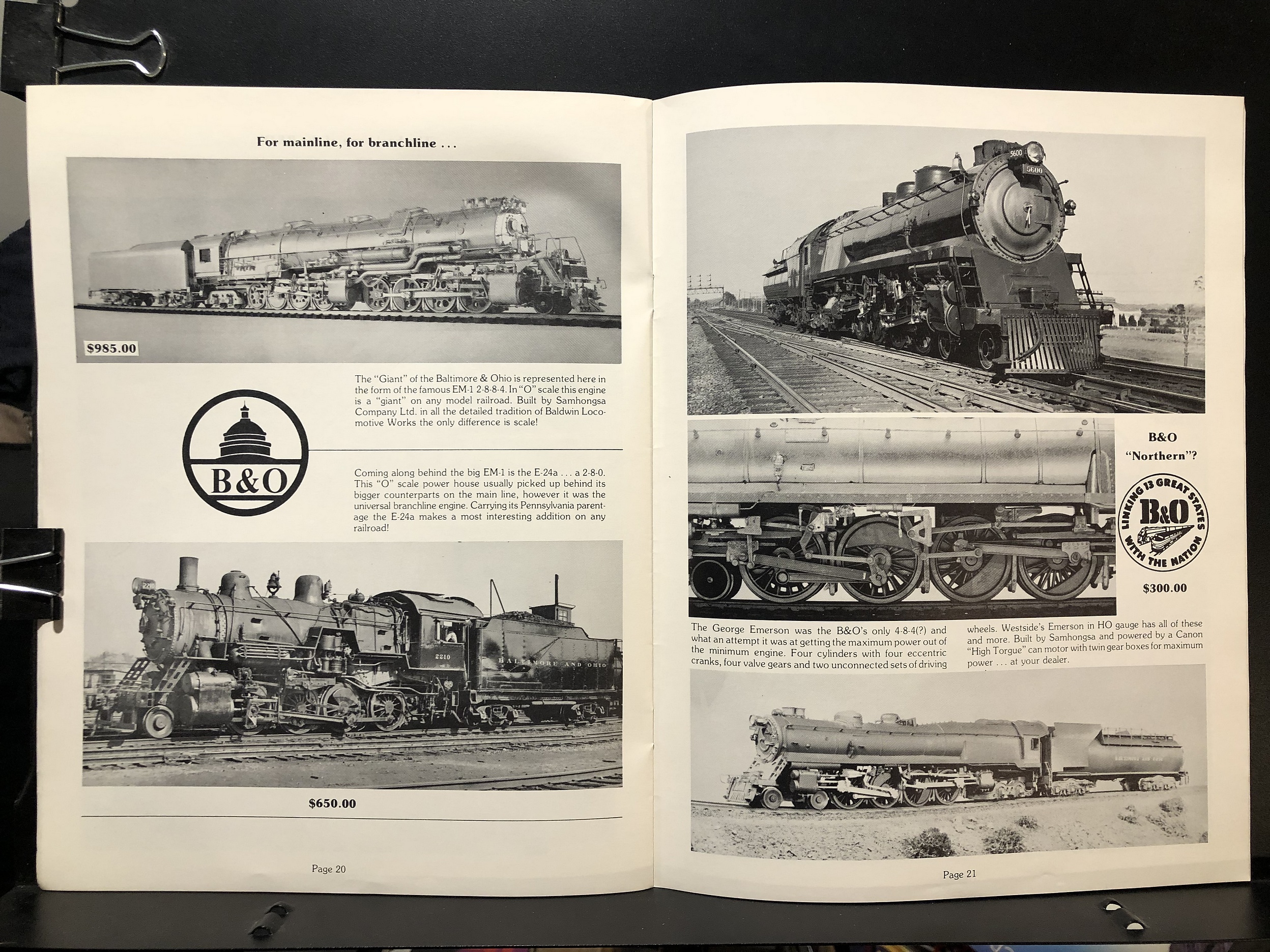 Westside Model Company, 1980 Hobby Catalog Parry Game Preserve