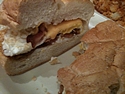 Bacon, egg and cheese on a roll!