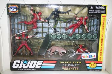 Snake Eyes vs. Red Ninja Troopers - Toys R Us Exclusive