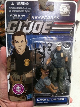 Transformers G.I. Joe 30 for 30 (2012) - Law & Order: Police K-9 Unit