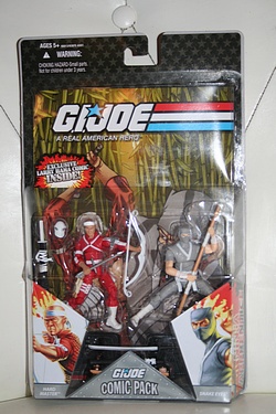 G.I. Joe Comic 2-pack - Snake Eyes and Hard Master