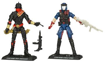 Hasbro - GI Joe Comic 2-Packs Wave 7, Iron Grenadier and Cobra Viper