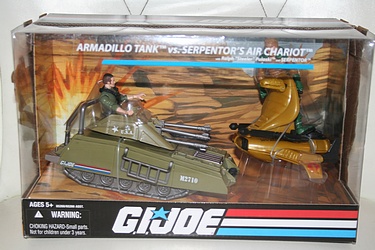 Armadillo Tank vs. Serpentor's Air Chariot