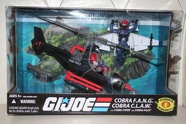 GI Joe Modern Era - Cobra F.A.N.G. and C.L.A.W set