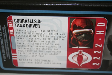 G.I. Joe: Pursuit of Cobra - HISS Tank with HISS Driver