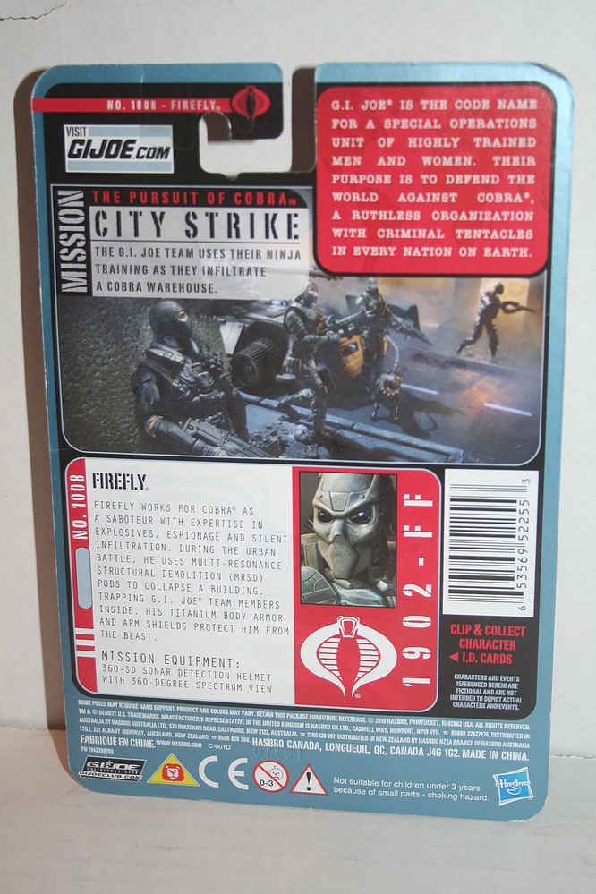 G.I. Joe: Pursuit of Cobra - Firefly - Parry Game Preserve
