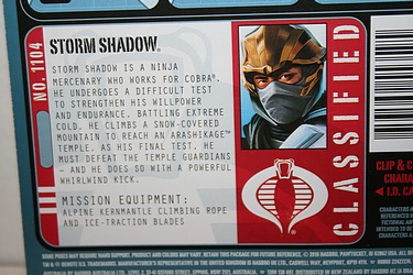 G.I. Joe: Pursuit of Cobra - Storm Shadow - Cobra Ninja