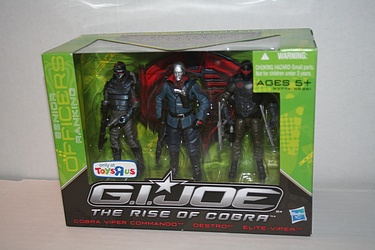 G.I. Joe - The Rise of Cobra: Toys R Us Exclusive - Cobra Senior Ranking Officers 3-Pack