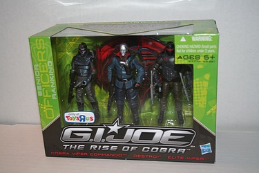 G.I. Joe - The Rise of Cobra: Toys R Us Exclusive - Cobra Senior Ranking Officers 3-Pack