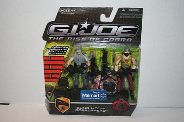 G.I. Joe - The Rise of Cobra: Walmart Exclusive Off-Screen 2-Pack - Gung Ho vs. Copperhead