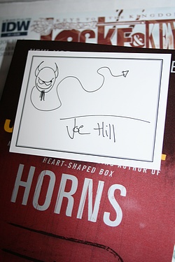 Horns Bookplate Doodle