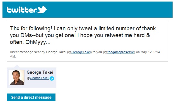 Twitter and George Takei