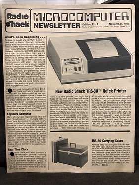TRS-80 Microcomputer News Archive