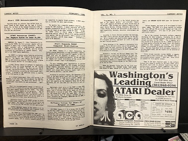 Atari - Current Notes - February, 1986