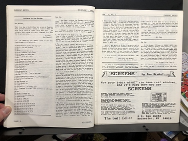 Atari - Current Notes - February, 1986