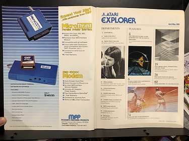 Atari - Explorer - April/May, 1985