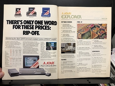 Atari - Explorer - Winter, 1986