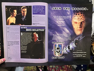 Babylon 5 Magazine - August/September, 1998