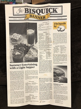 The Bisquick Banner - Summer, 1982