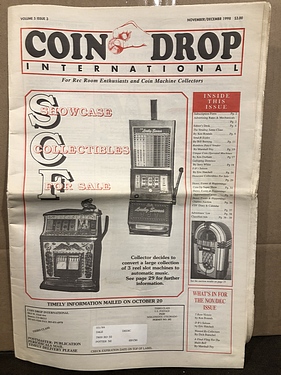 Coin Drop International - November/December, 1998