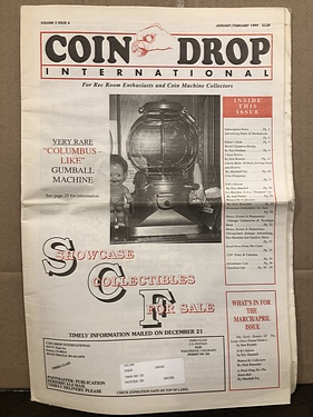 Coin Drop International - January/February, 1999