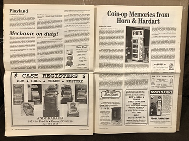 Coin Drop International - July/August, 1999