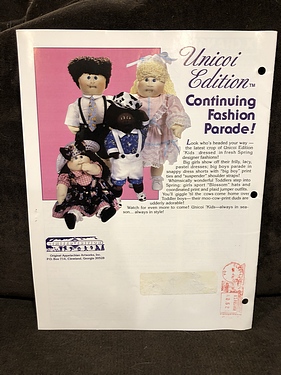 Cabbage Patch Kids - Limited Edition Newsletter - April, 1993