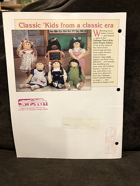 Cabbage Patch Kids - Limited Edition Newsletter - August, 1993